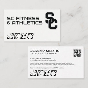 Tarjeta De Visita Fitness Athletics