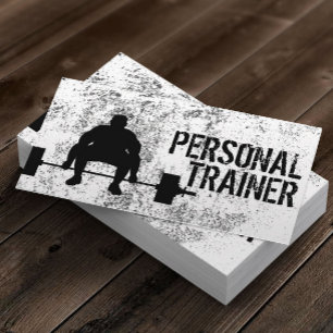 Tarjeta De Visita Fitness Bodybuilding Personal Trainer Profesional