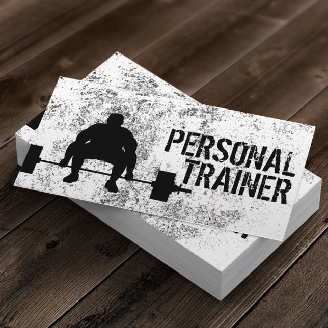 Tarjeta De Visita Fitness Bodybuilding Personal Trainer Profesional (Subido por el creador)