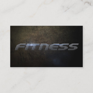 Tarjeta De Visita Fitness business card