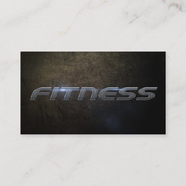 Tarjeta De Visita Fitness business card (Anverso)