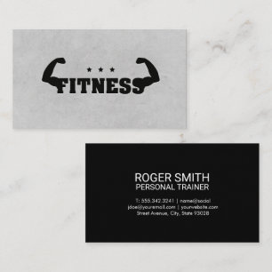 Tarjeta De Visita Fitness Flex   Entrenador personal