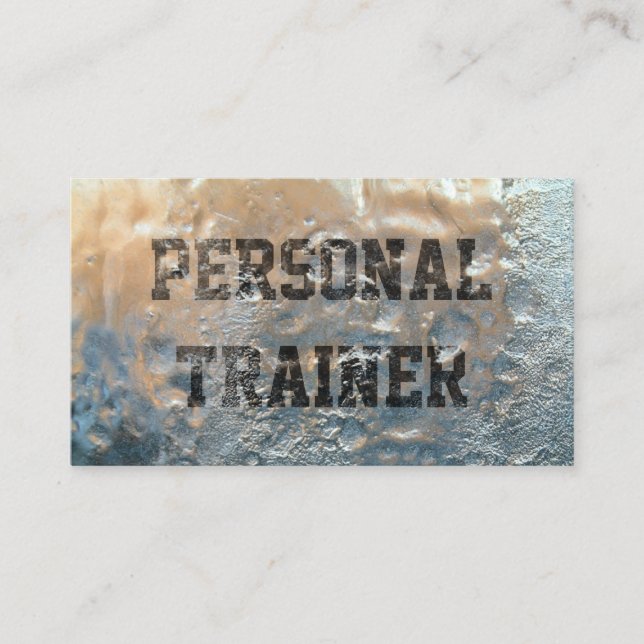 Tarjeta De Visita Fitness Personal Trainer Guay Forsted (Anverso)