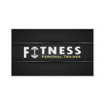 Fitness Personal Trainer Negrita Texto Dumbbell Lo