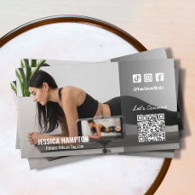 Fitness Social Media QR Code Photo