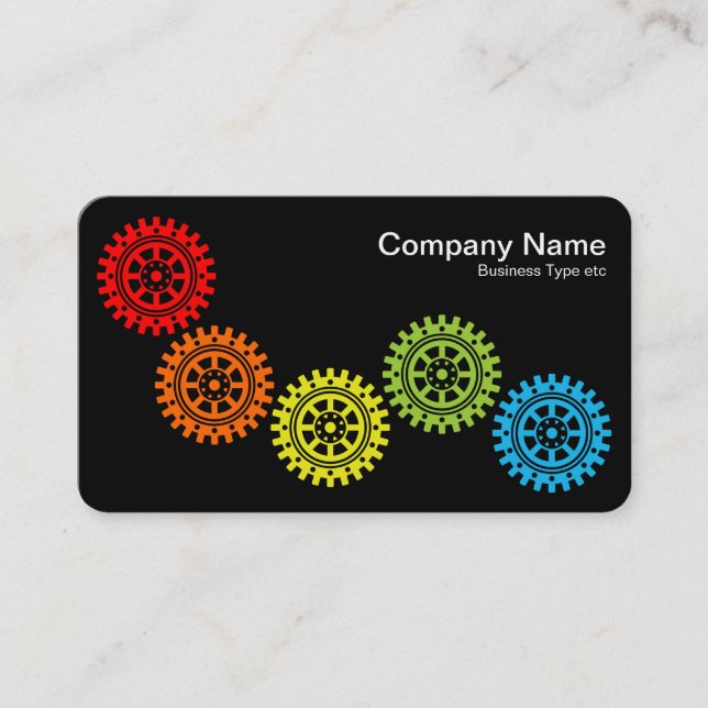 Tarjeta De Visita Five Gears II - Espectro - Dorso Gris (Anverso)