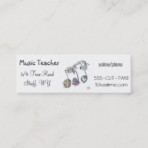 tarjeta de visita flaca