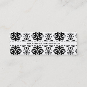 Tarjeta de visita flaca barroca moderna del Web