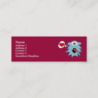 Tarjeta de visita flaca de Jelli Luv