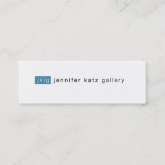 Tarjeta de visita flaca de Jennifer Katz