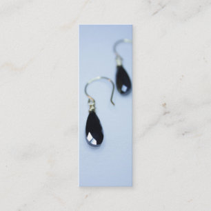 Tarjeta de visita flaca de la joyería