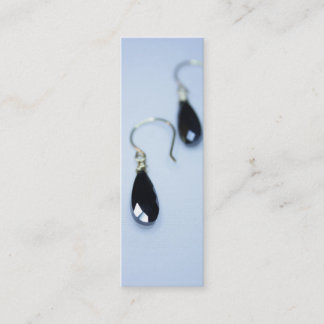 Tarjeta de visita flaca de la joyería