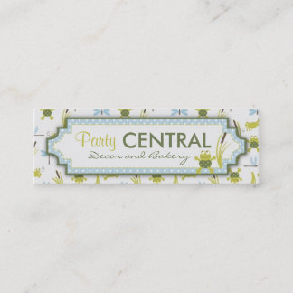 Tarjeta de visita flaca de Ribbit