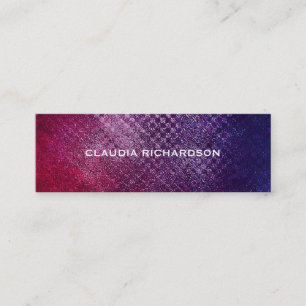 Tarjeta de visita flaca personalizada del