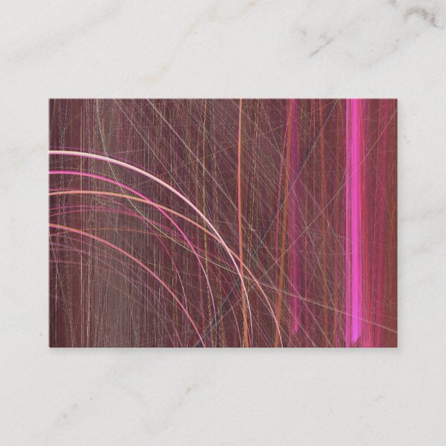 Tarjeta De Visita Flame Fractal 02 (Anverso)