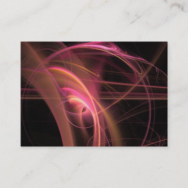 Tarjeta De Visita Flame Fractal 03 (Anverso)