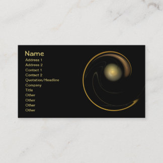 Tarjeta De Visita Flame pura Brago-Mitchell Arte Fractal Fino