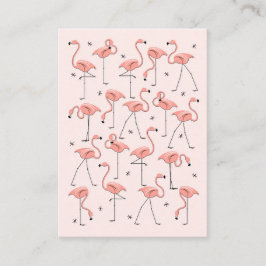 Tarjeta De Visita Flamingos