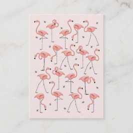 Tarjeta De Visita Flamingos