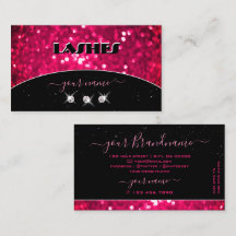 Flashy Black Girly Pink Sparkling Purpurina Shimme