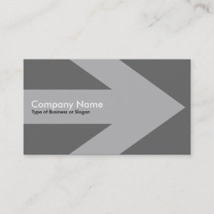 Tarjeta De Visita Flecha v2 - Gris