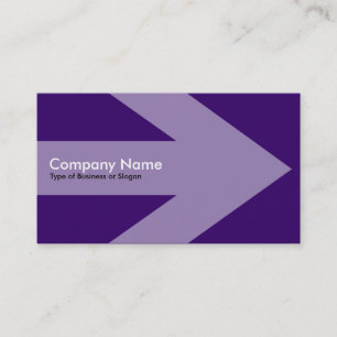 Tarjeta De Visita Flecha v2 - Púrpura profundo