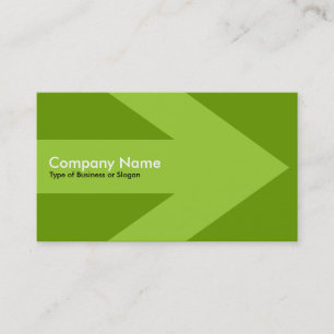 Tarjeta De Visita Flecha v3 (verde marciano) - verde 669900