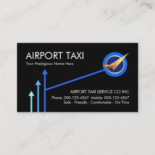 Tarjeta De Visita Flechas del cielo hacia arriba aeropuerto avión pi