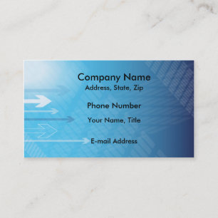 Tarjeta De Visita Flechas gráficas modernas