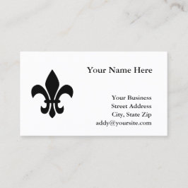 Tarjeta De Visita Fleur de Lis