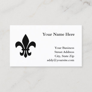 Tarjeta De Visita Fleur de Lis