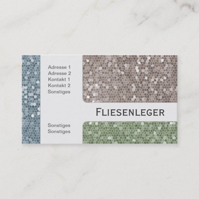 Tarjeta De Visita Fliesen- (Anverso)