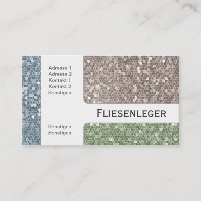 Tarjeta De Visita Fliesen- (Anverso)