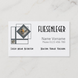 Tarjeta De Visita fliesenleger