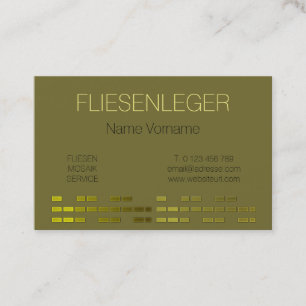 Tarjeta De Visita fliesenleger