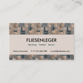 Tarjeta De Visita fliesenleger