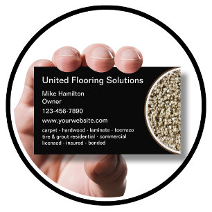 Tarjeta De Visita Floor Cleaning & Installation Professional