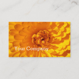 Tarjeta De Visita Flor amarilla de oro moderna de la maravilla