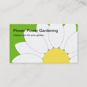 Tarjeta De Visita Flor blanca, jardinería de flores,...