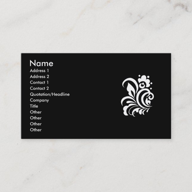 Tarjeta De Visita flor_blanco (Anverso)