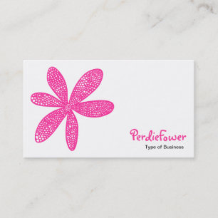 Tarjeta De Visita Flor bonita - rosa fuerte FF3399