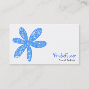 Tarjeta De Visita Flor de bonito - Azul bebé 6699FF