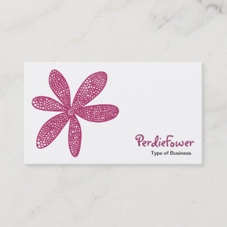 Tarjeta De Visita Flor de bonito - Crimson 993366