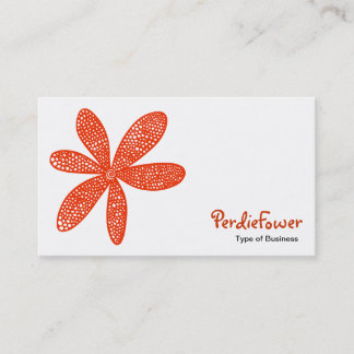 Tarjeta De Visita Flor de bonito - Ladrillo rojo CC3300