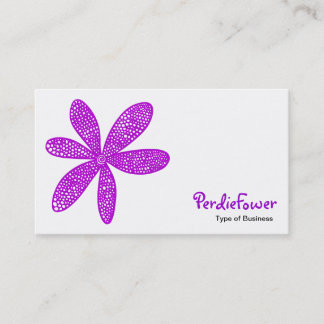 Tarjeta De Visita Flor de bonito - Purple 9900CC