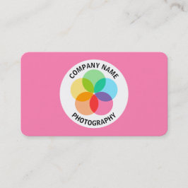 Tarjeta De Visita Flor de filtro - Rosa #FF7FB2