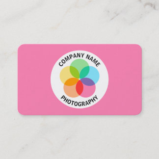 Tarjeta De Visita Flor de filtro - Rosa #FF7FB2