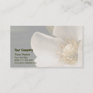 Tarjeta De Visita Flor de fresa