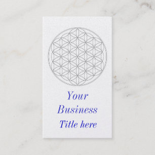 Tarjeta De Visita flor de la vida