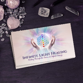 Tarjeta De Visita Flor de la vida - Sanación Energética - Reiki
